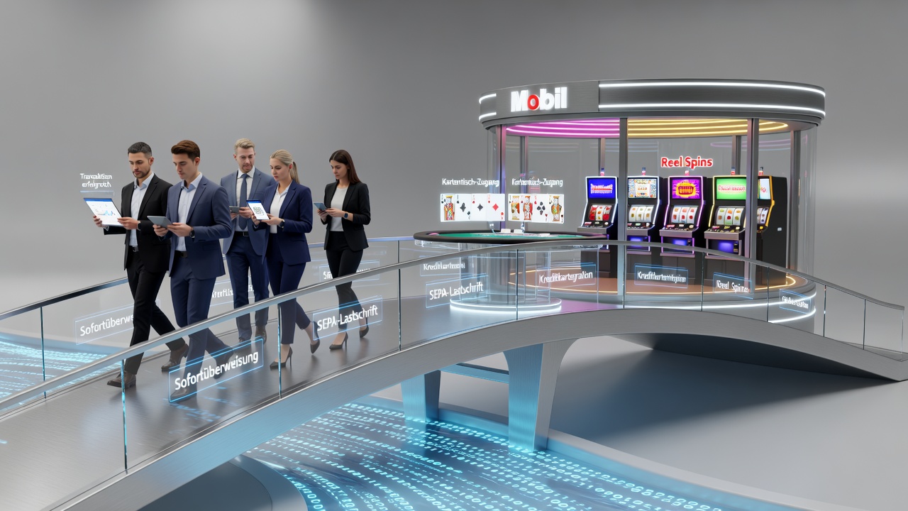 Mobile Transaktionsflüsse zwischen Bankkonten und Casino-Plattformen