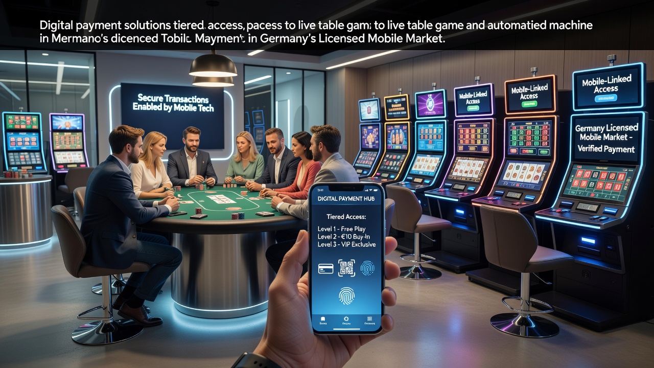 Digitale Zahlungslösungen in deutschen Mobilcasinos mit Live-Tischen und Automaten