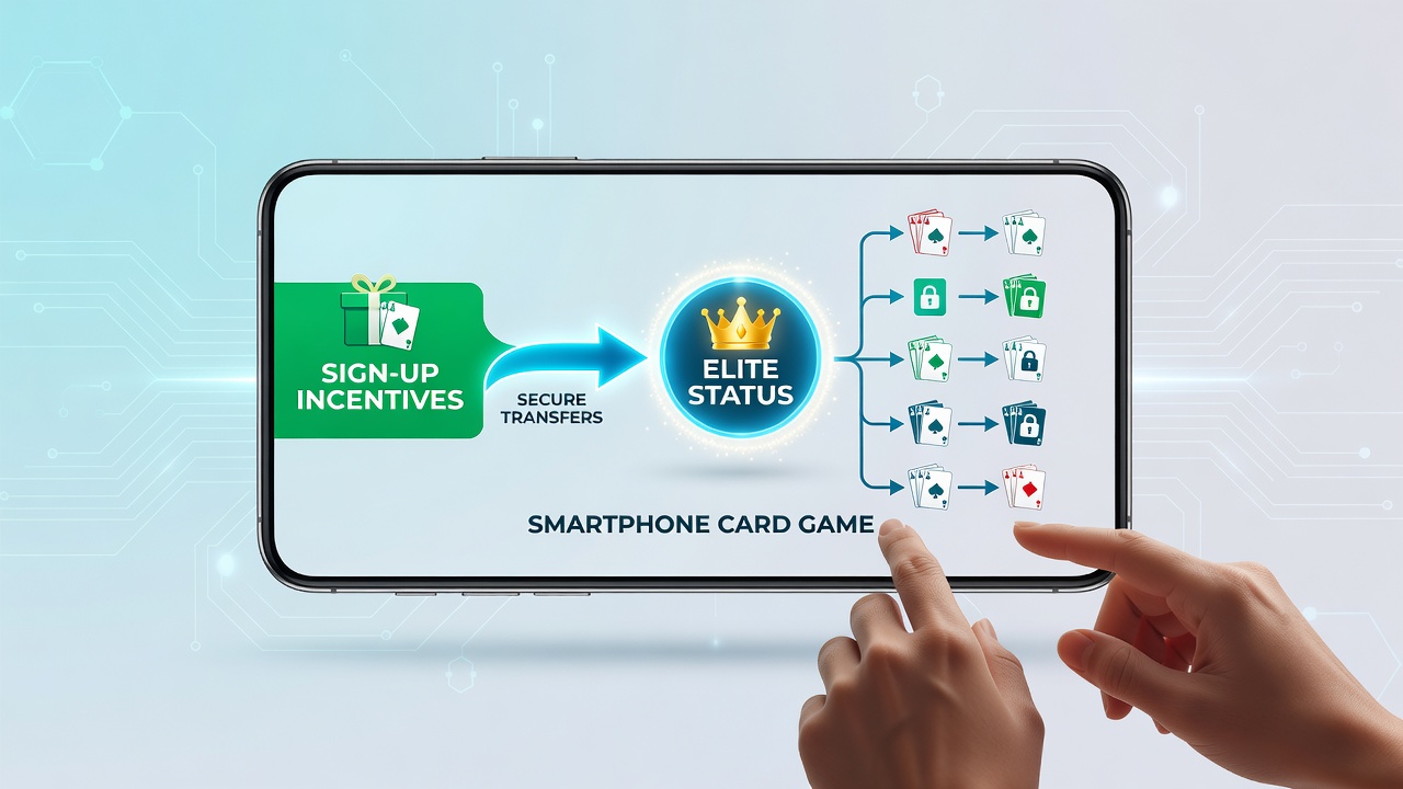 Darstellung sicherer Transfers in mobilen Walzenspielen und Kartenspielen für VIP-Status in Deutschland