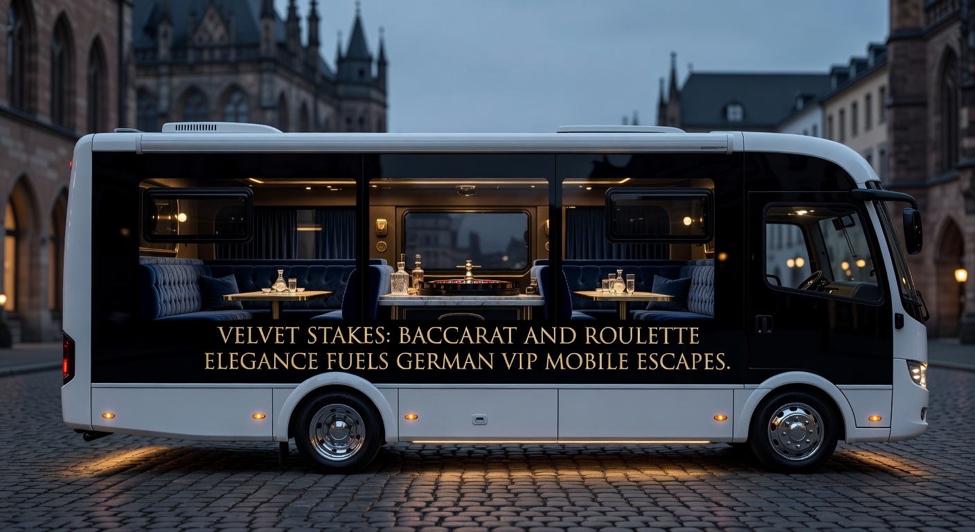 VIP-Mobile-Screenshot mit laufendem Baccarat-Spiel und Roulette im Split-Screen, umgeben von goldenen Effekten und High-Stakes-Chips